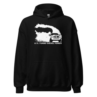 6.7l Diesel 3rd Gen Hoodie in black